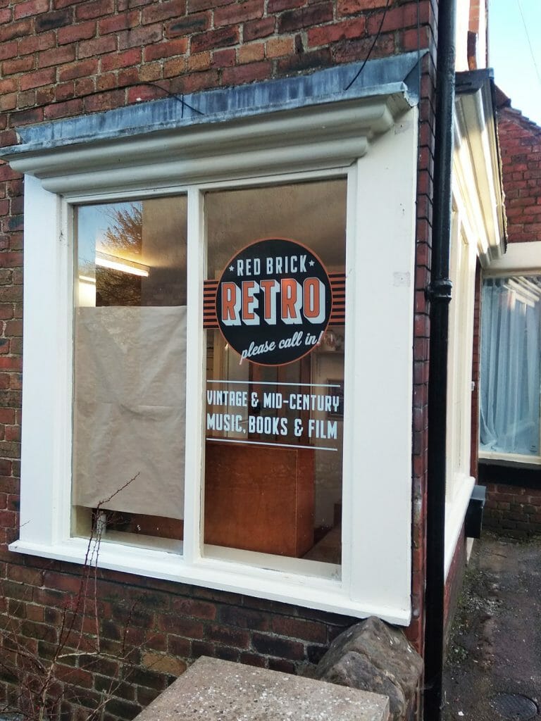 Shop window display graphics Matlock