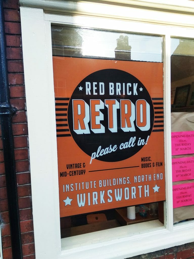 Shop window display graphics Matlock
