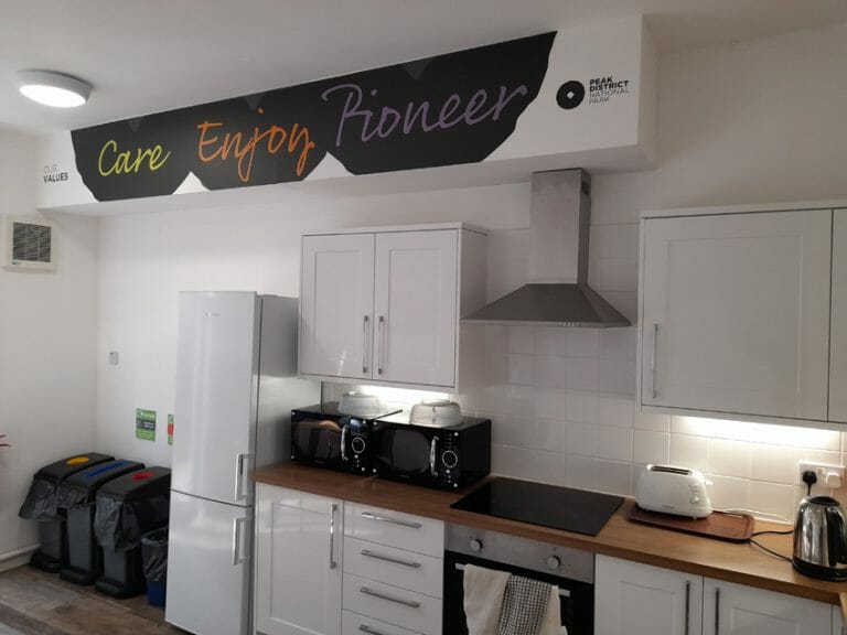 Office interior graphic design and print