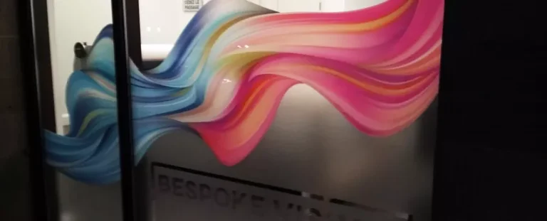 Window graphics printed and installed
